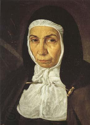 Diego Velazquez Mother Jeronima de la Fuente (detail) (df01) Norge oil painting art